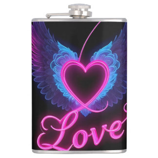 Cantil Copos de Papel Asas de Amor Coração Romântico