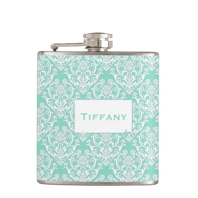 Cantil Cor damasco branca clássica (Frente)