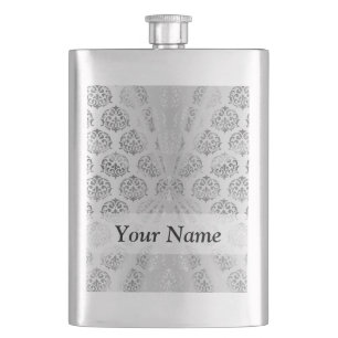 Cantil Cor damasco das cinzas de prata