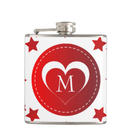 Cantil Coração E Estrelas Monogramas