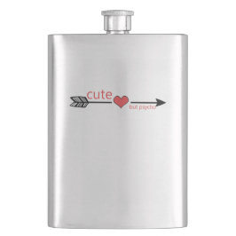 Cantil Coração Vermelho de Seta Preta Bonita, mas Psicopa