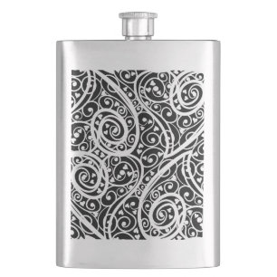 Cantil Corações brancos negros e bonitos adoram design