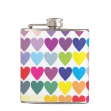 Corações do arco-íris