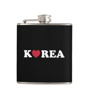 Cantil Coreia Love Heart Flask
