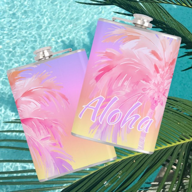 Cantil Cores Tropicais Aloha Palmeira  (It’s always five o’clock somewhere!)