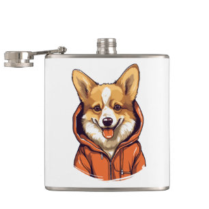 Cantil Corgi Engraçado Vestindo Moletom