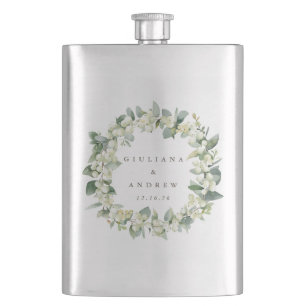 Cantil Coroa de Snowberry & Eucalipto Casamento Personali