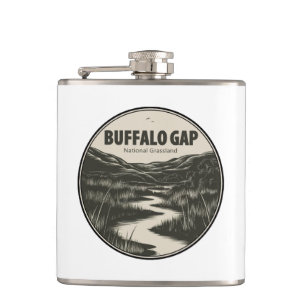 Cantil Corrente de Buffalo Gap National Grassland