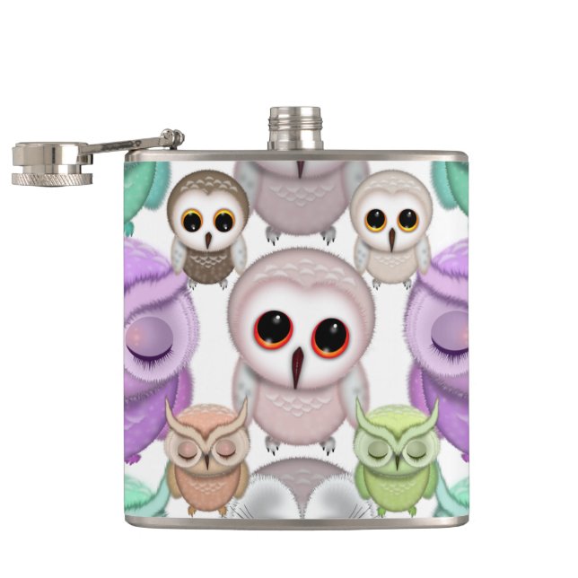 Cantil Corujas Lindas em Cores Pastel (Aberto)