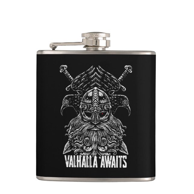 Cantil Corvos de Odin Mitologia Viking Valhalla espera (Frente)