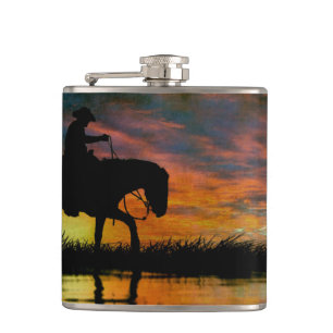 Cantil Cowboy Flask