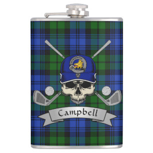 Cantil Crachá Campbell & Tartan - Golfe Personalizado do