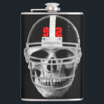 Cantil Crânio de futebol<br><div class="desc">Crânio do caça de futebol Escolha a cor de fundo que deseja clicando em Personalizar - Editar - Fundo.</div>