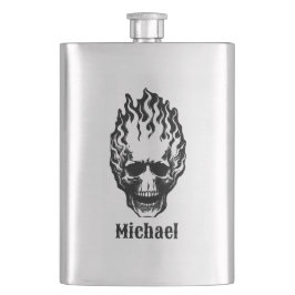 Cantil Cránios Flamejantes Personalizados