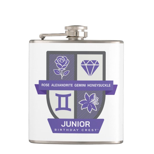 Cantil Crest™ de Aniversário de Gêmeos para 1-21 de junho (Frente)