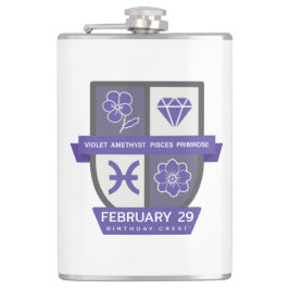 Cantil Crest™ de Aniversário de Peixes para 19-29 de Feve