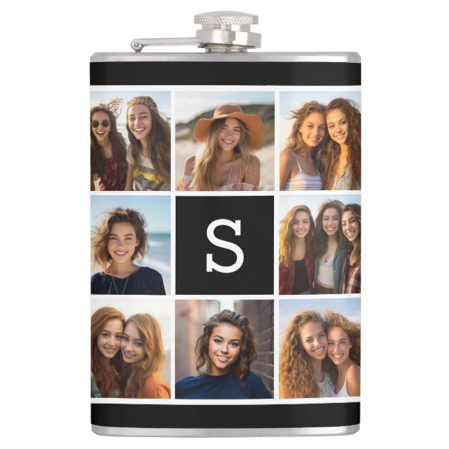 Cantil Crie seu próprio Monograma Personalizado de Colage (Frente)