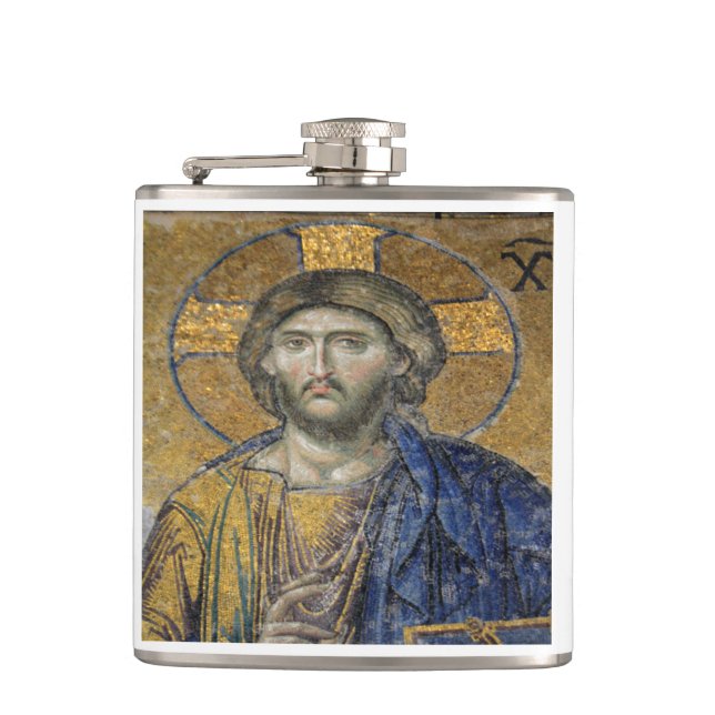 Cantil Cristo Pantocrator Islâmico Icônico Religioso Roma (Frente)