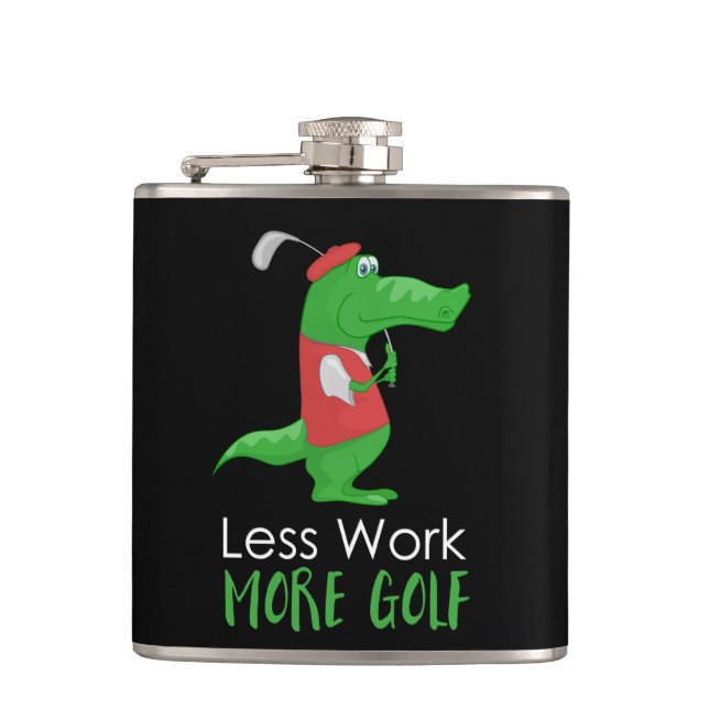 Cantil Crocodilo Golfer Funny (Frente)
