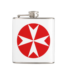 Cantil Cross Of Malta v2 (branco a vermelho)