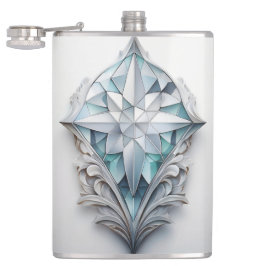 Cantil Cruz decorativa geométrica azul