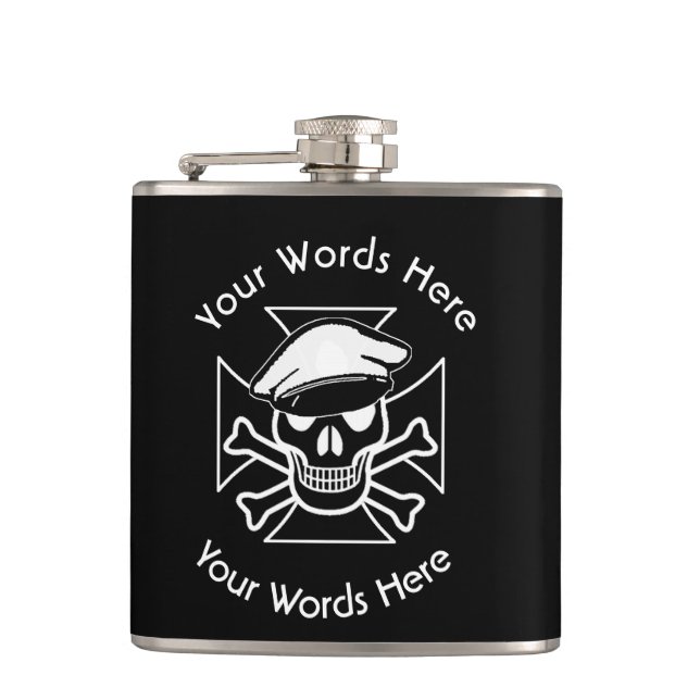 Cantil Cruzamento e Caveira e Crossbones (Frente)