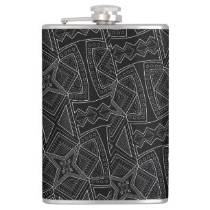 Cantil Cultura Africana - Preto e Branco