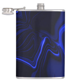 Cantil Curvas azuis e ondulações em azul escuro