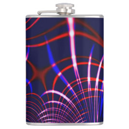 Cantil Curvas pontiagudas de azul para vermelho, branco e