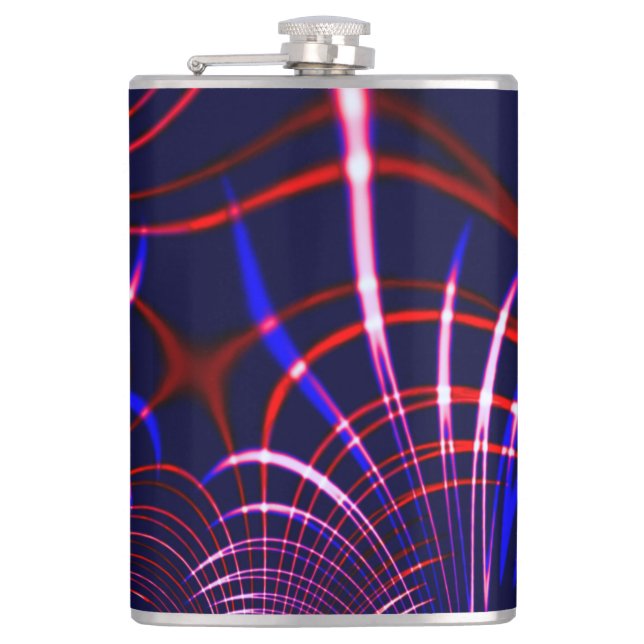 Cantil Curvas pontiagudas de azul para vermelho, branco e (Frente)