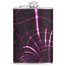 Cantil Curvas pontiagudas de cor rosa e fundo escuro