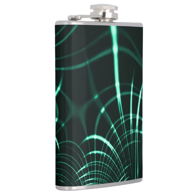 Cantil Curvas pontiagudas em mistura de verde-selva e men (Direita)