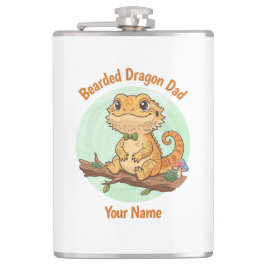 Cantil Custom Bearded Dragon Dad Flask