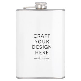 Cantil Custom Printed 8 oz Flask  –Upload Your Own Design