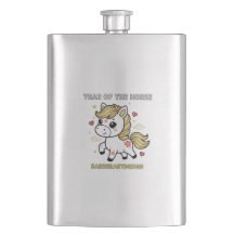 Cute Lunar Year of the Horse 2026 Golden Hearts Wa