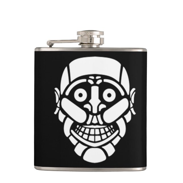 Cantil Cybersmily logo Cyberpunk flask (Frente)