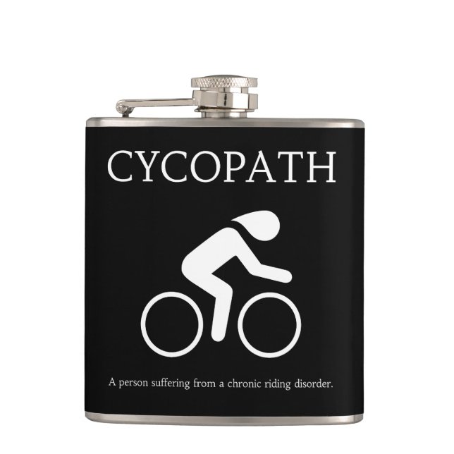 Cantil Cycopath, Eu Adoro Bikes Novidade Engraçada (Frente)