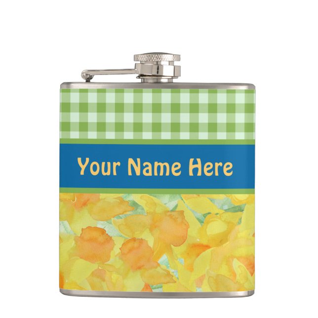 Cantil Daffodils Personalizados, Verifique o Rótulo da an (Frente)