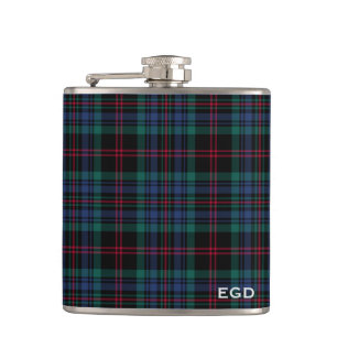 Cantil Daly Tartan Monograma Xadrez Azul Real