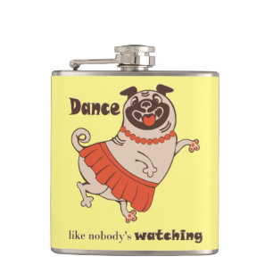Cantil Dança como se ninguém estivesse assistindo Pug Gir