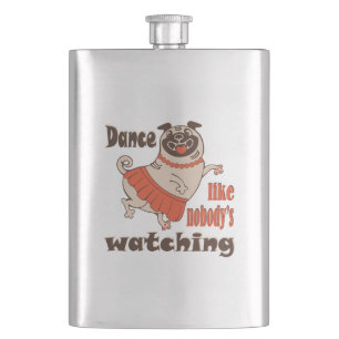 Cantil Dance como ninguém está assistindo Pug Dog feminin