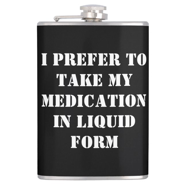 Cantil Dark Humor Flask by Skullnskin / J. H. Thornton (Frente)