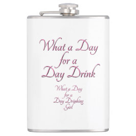 Cantil Day Drink - Para ela! por Jeff Willis Art Flask
