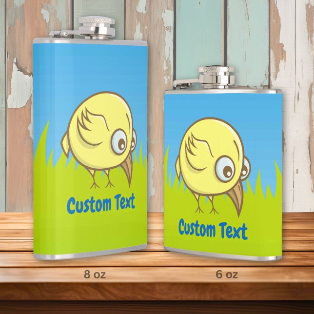 Cantil de desenho animado de pássaro amarelo (Criador carregado)