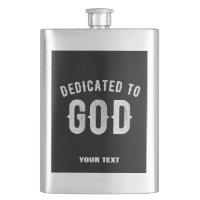 DEDICADO A DEUS TEXTO BRANCO LEGAL PERSONALIZÁVEL