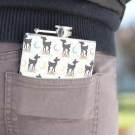 Cantil Deer Pattern, Baby Deer, Boho, Flores, Lua