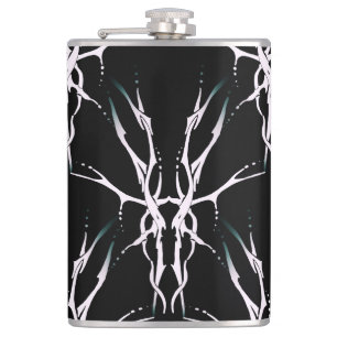 Cantil Deer Skull Tribal Tattoo Digital White e Black