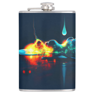 Cantil Depressão Líquida Brilhante