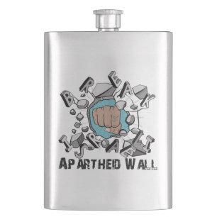 Cantil Derrubando o Apartheid Israelense Wall Westbank Ba