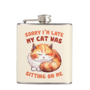 Cantil Desculpas Engraçado - Atrasado por causa do meu ga